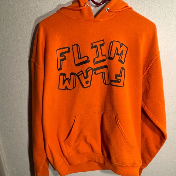 3for Flim Flam Youtuber Orange Hoodie 